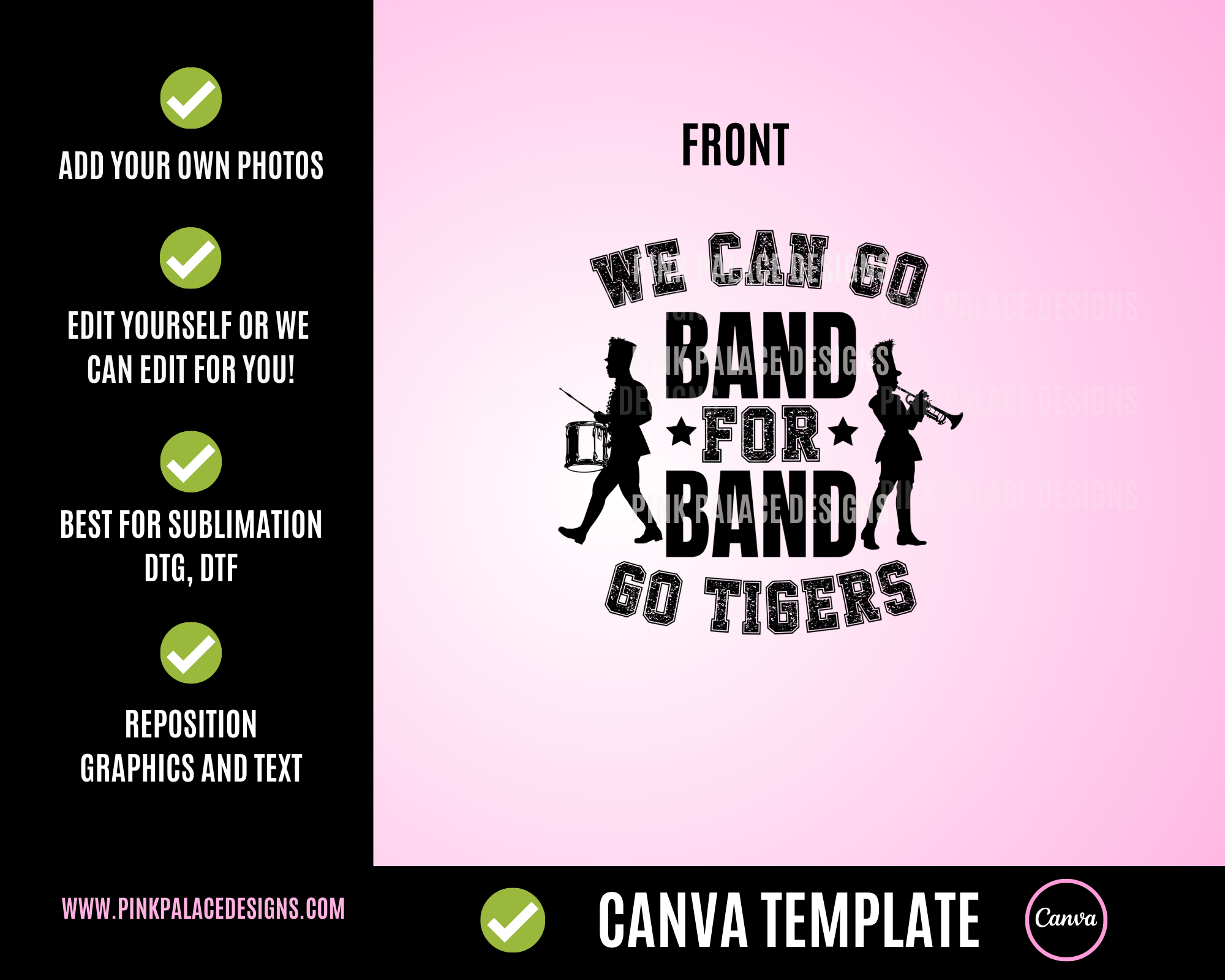 Band for Band Template