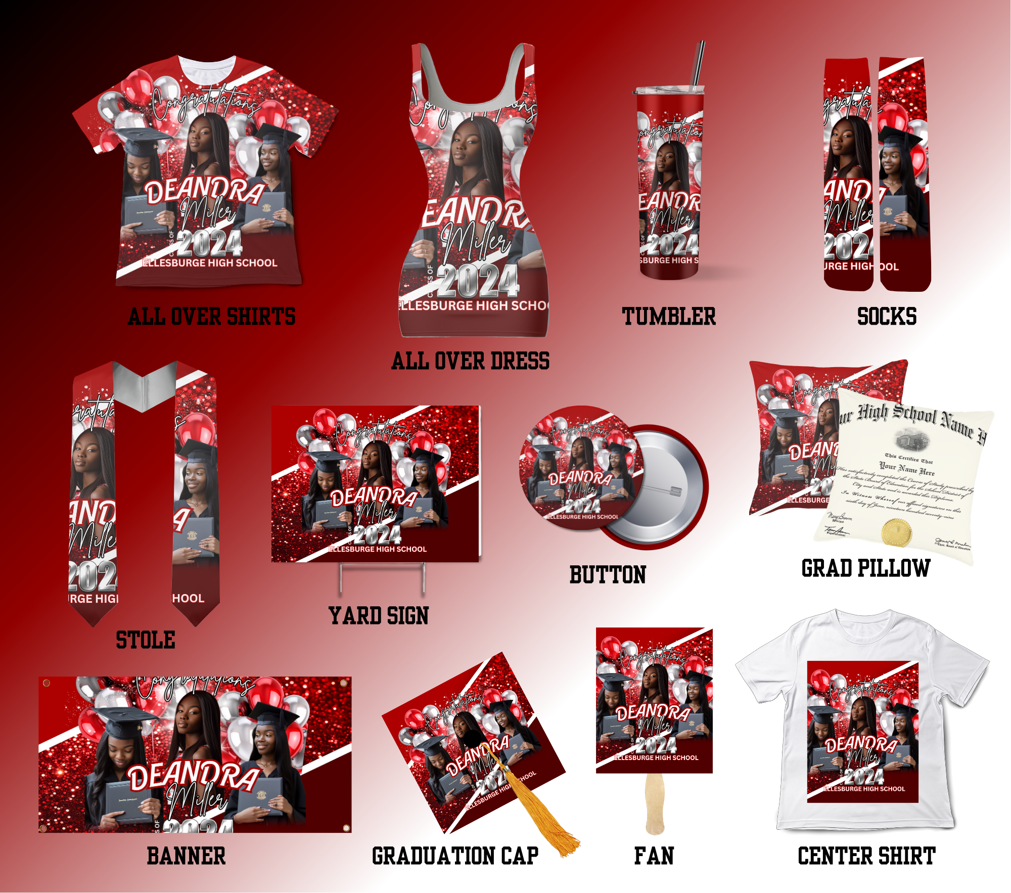 Graduation Mockup Scene Bundle