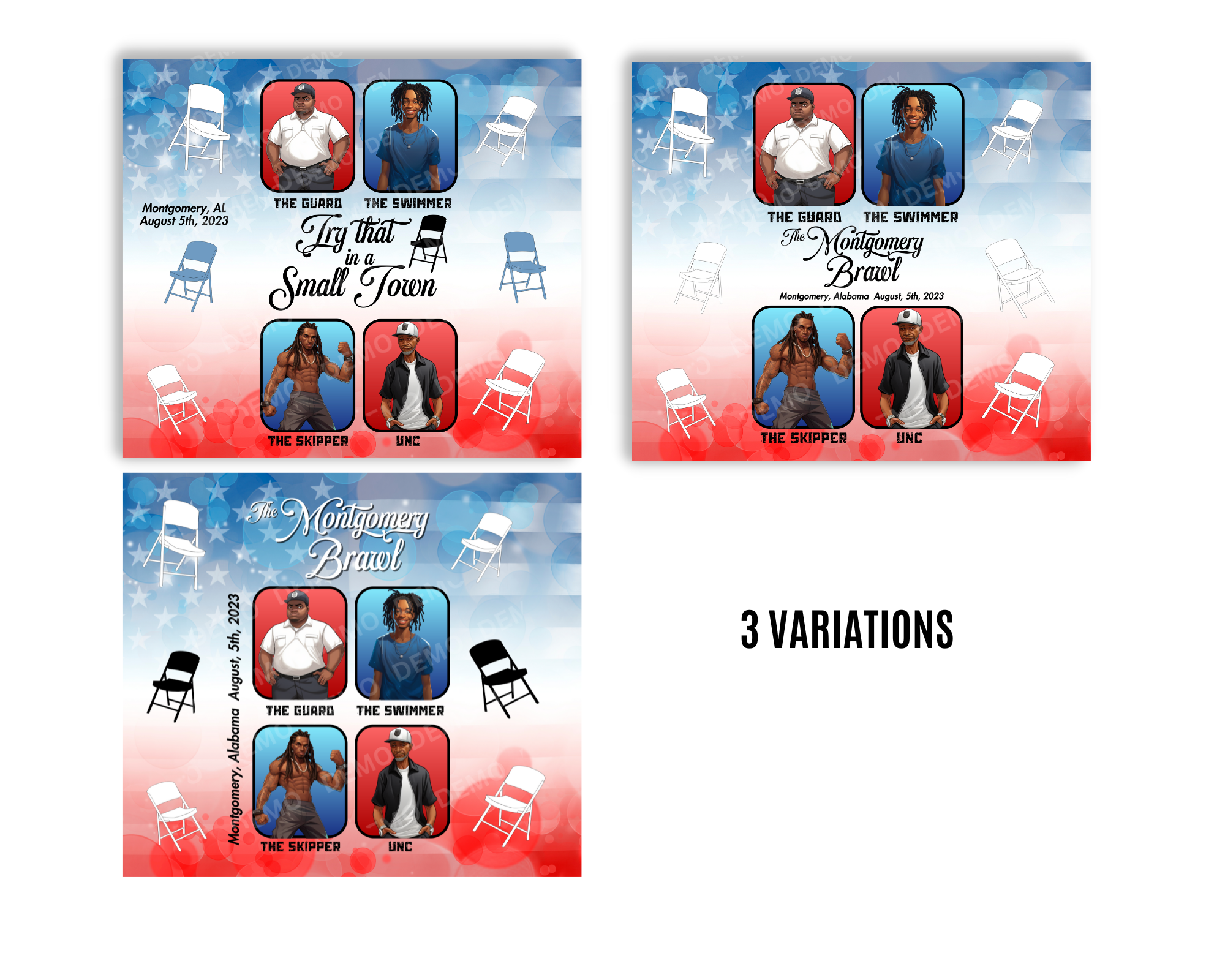 Montgomery Brawl Tumbler Wrap