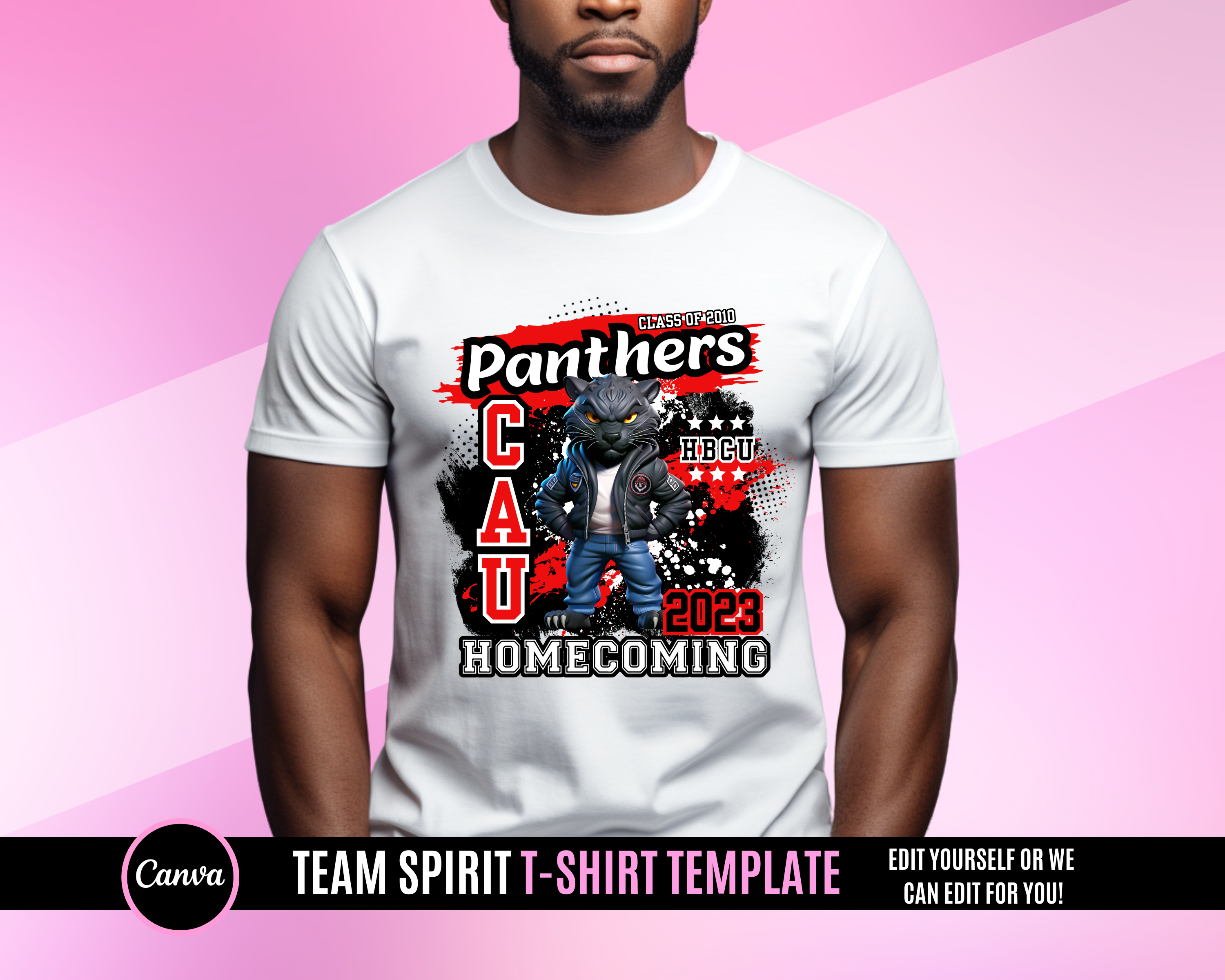 Panther Homecoming Design Template