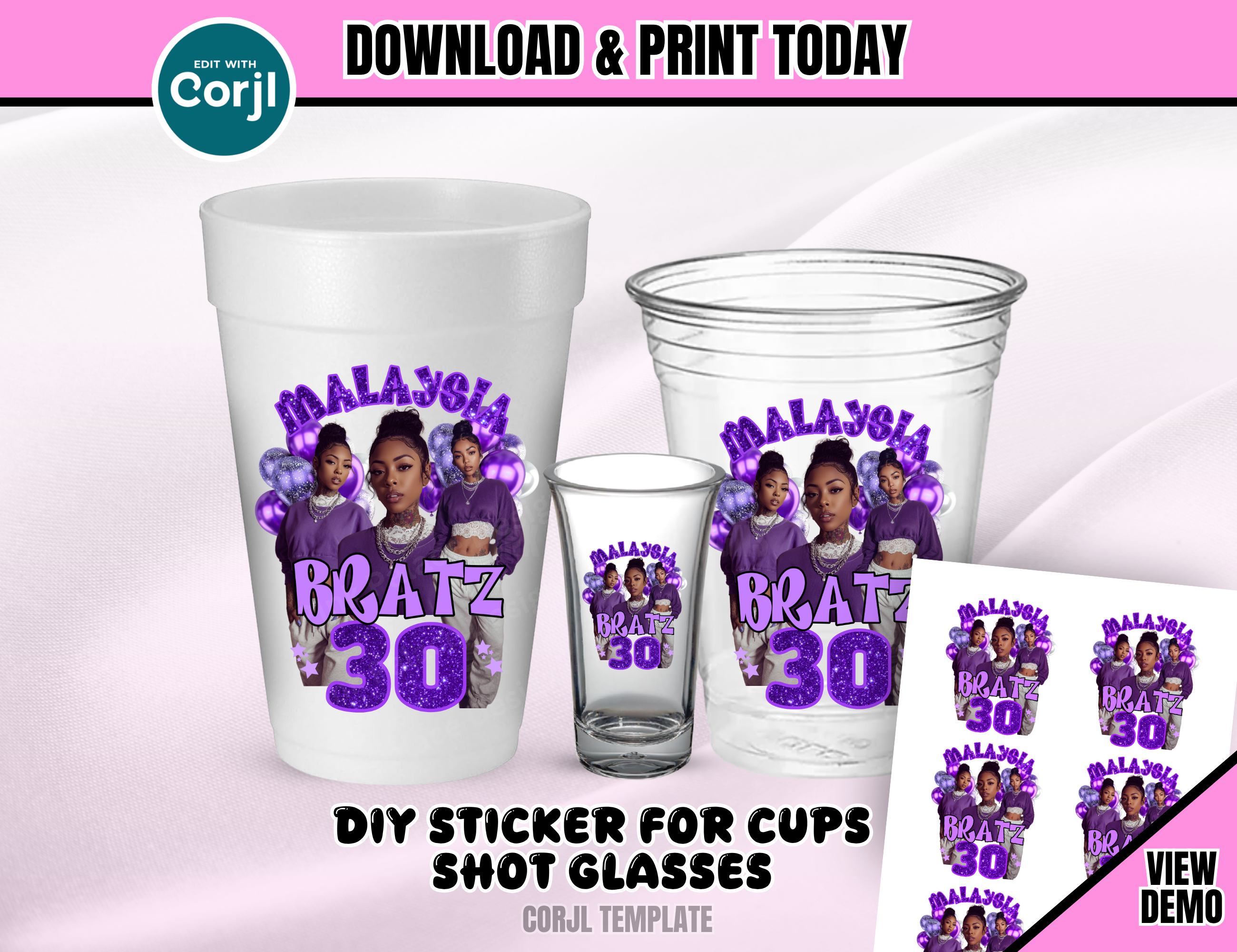 Bratz Birthday Design