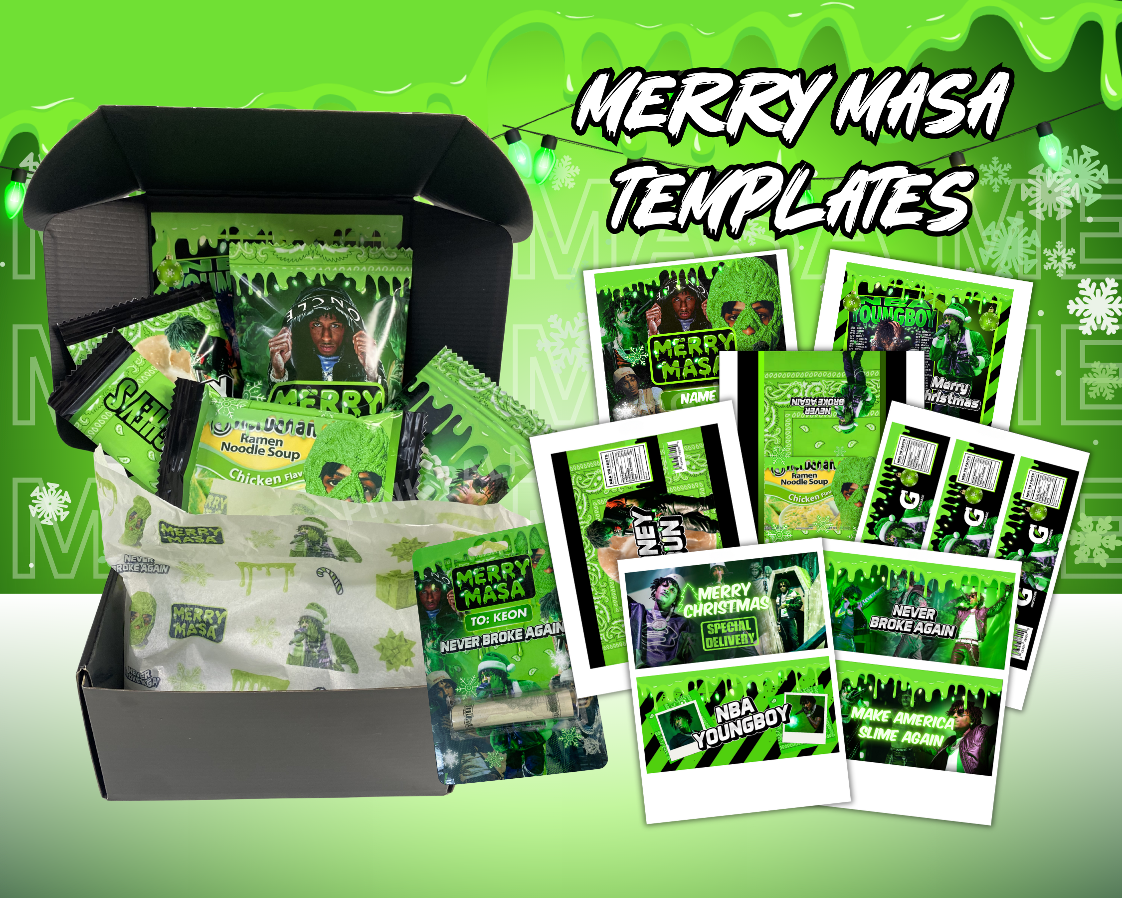 NBA Young Boy Christmas Templates