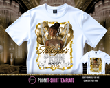 Gold Prom Send Off Tshirt Template