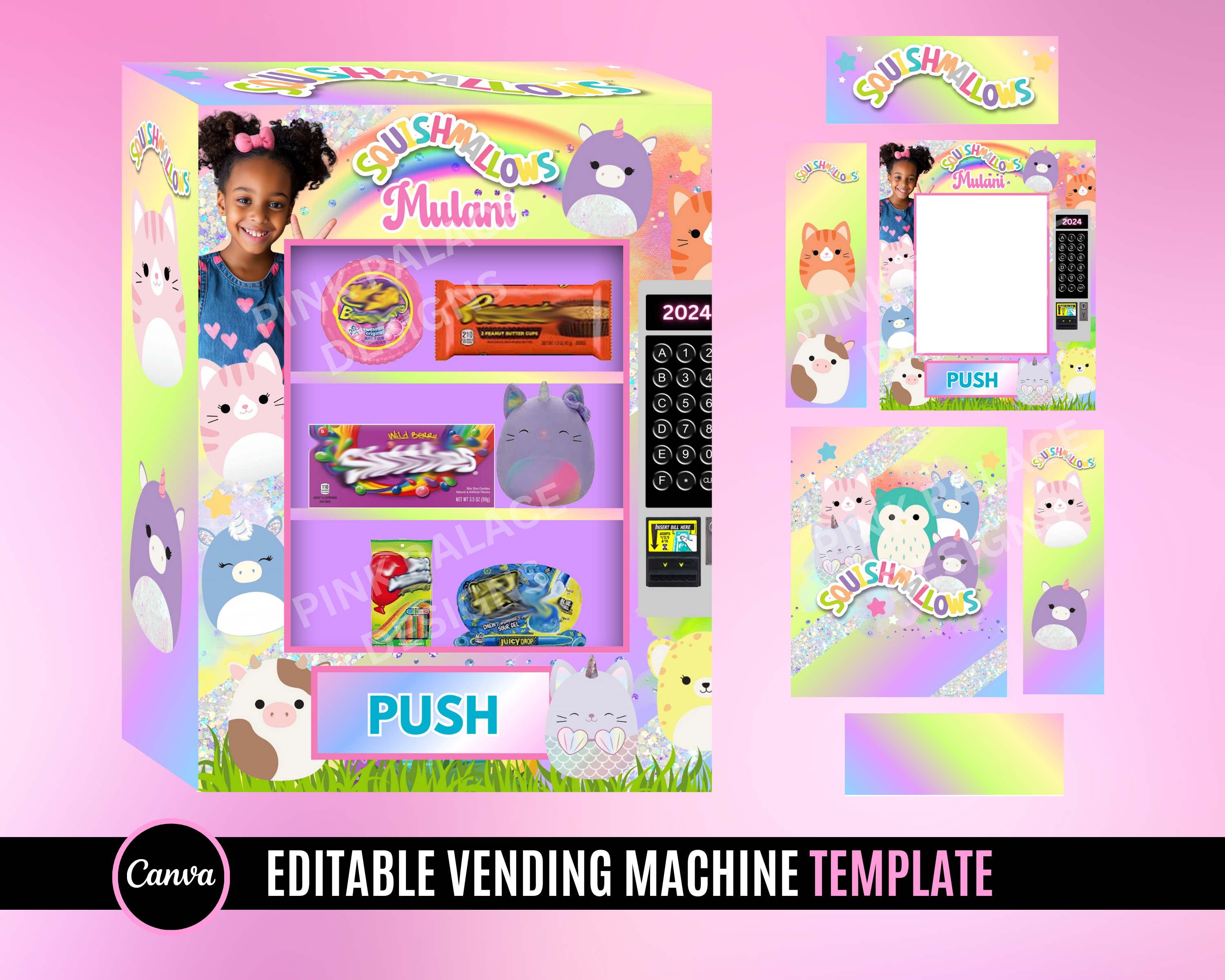 Squishmallow Vending Machine Template
