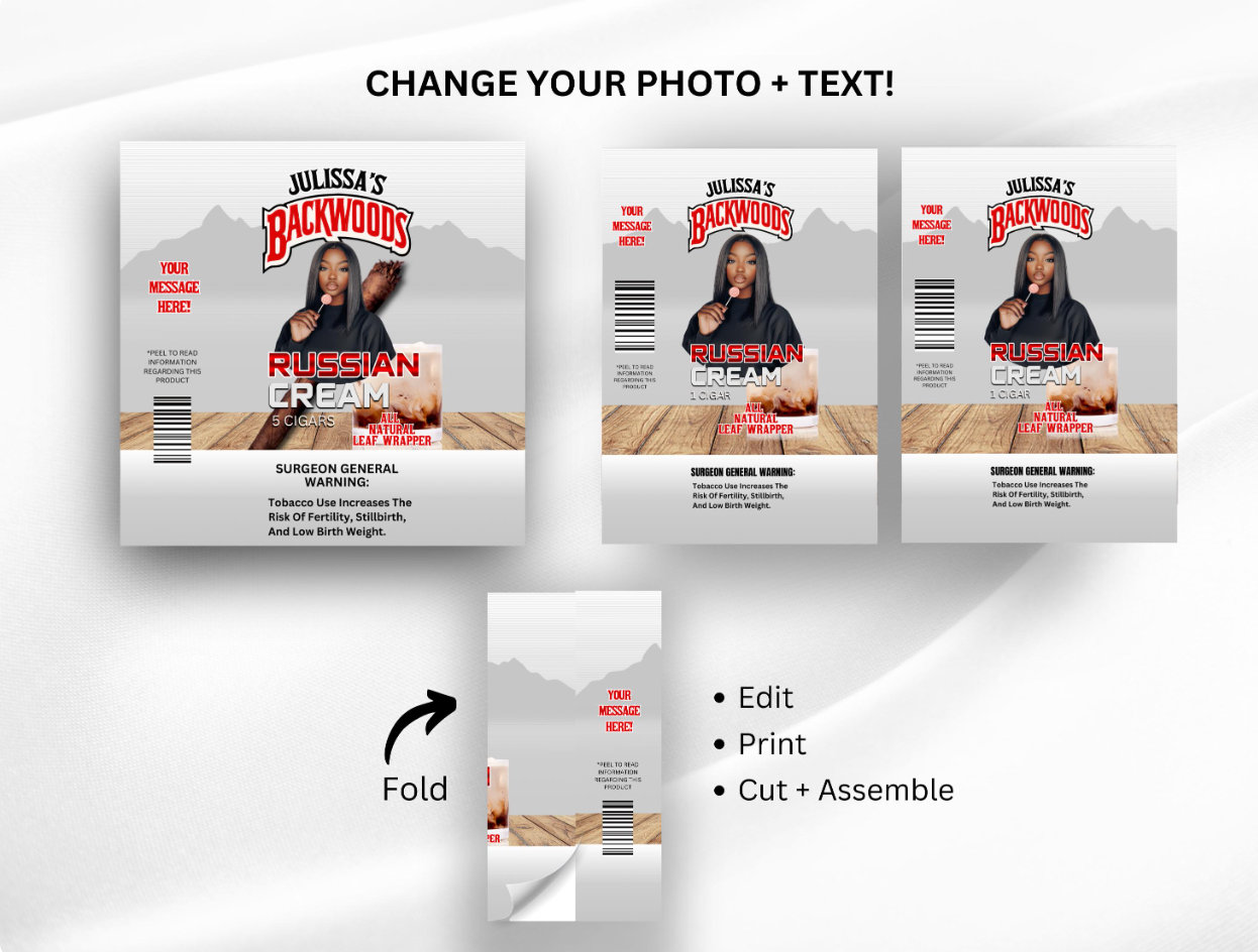 Backwoods Lighter Template