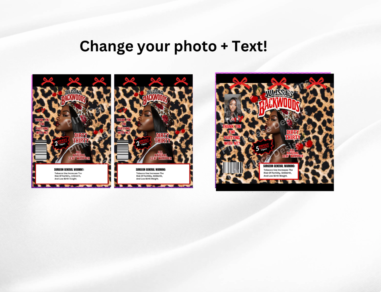 Backwoods Label Template