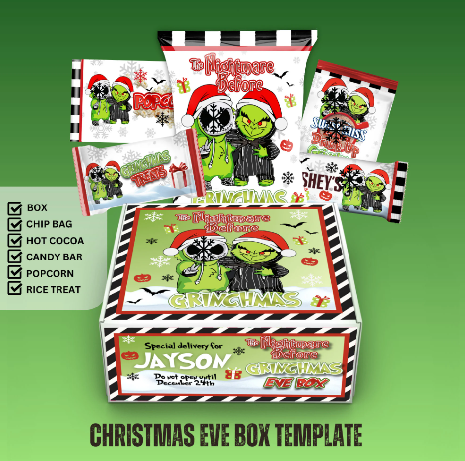 Jack and Grinch Christmas Box