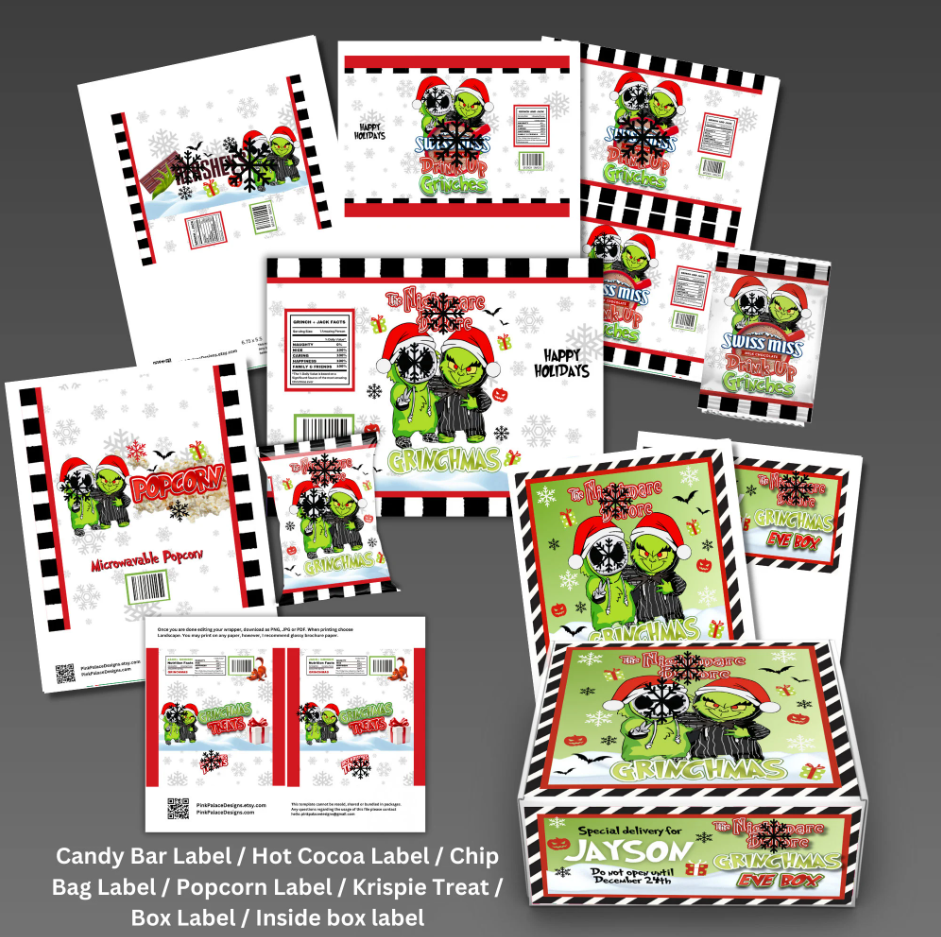 Jack and Grinch Christmas Box