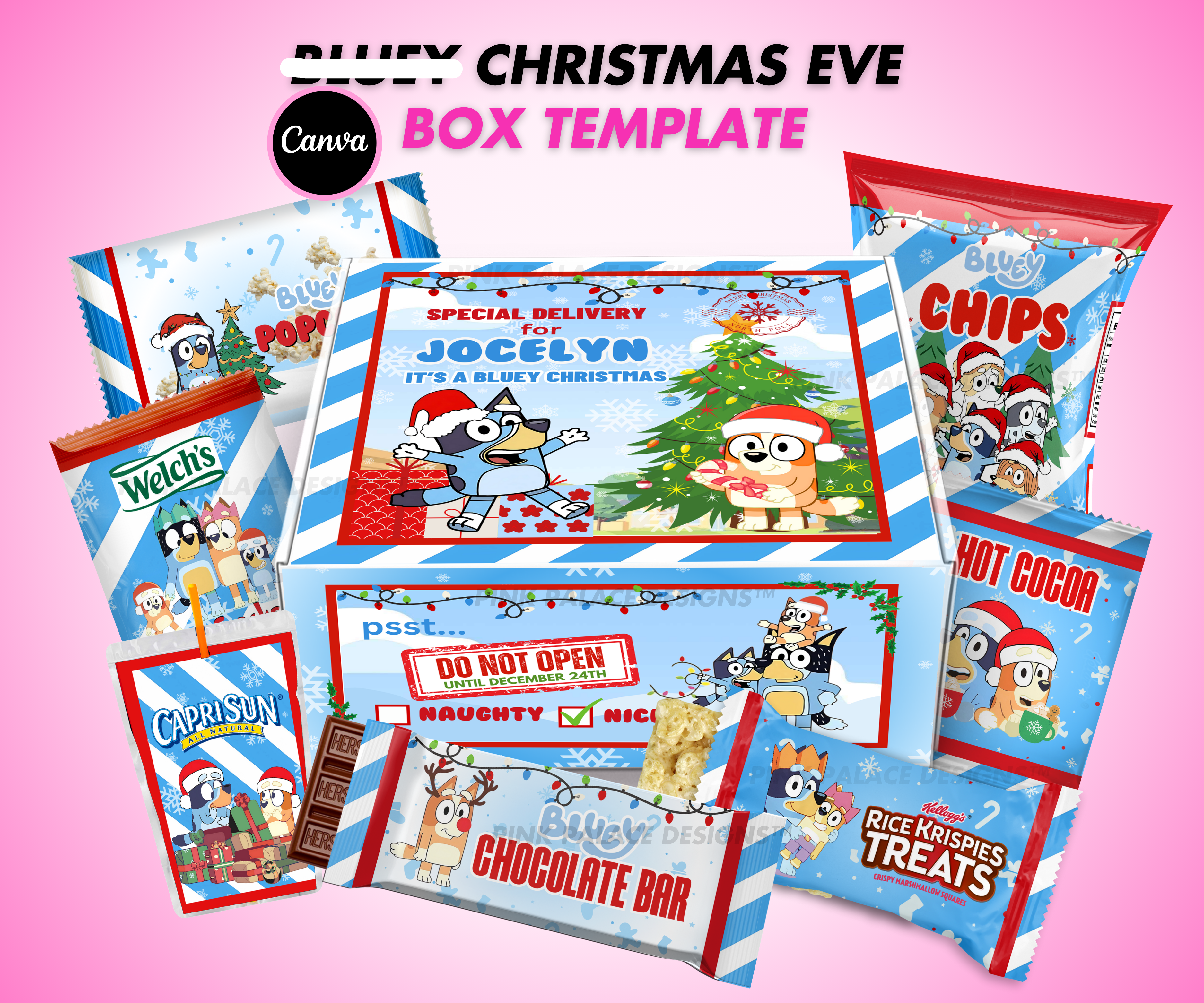 Blue-Dog Christmas Eve Box – Pink Palace Designs