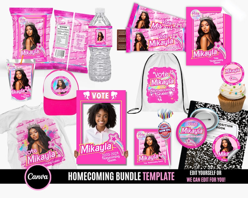 Pink Barbie Homecoming Bundle Package