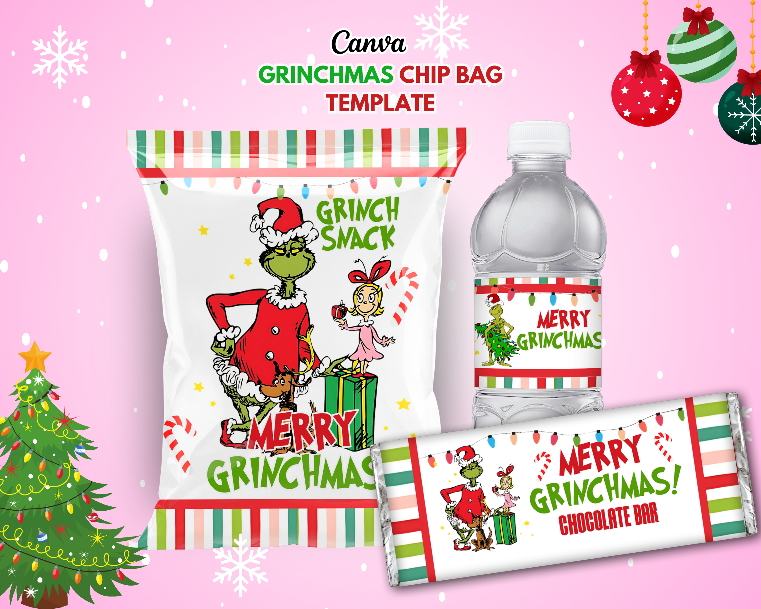 Grinchmas Treat Bundle Template