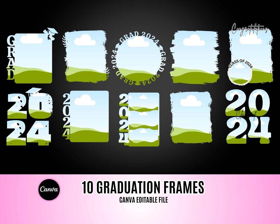 Graduation Canva Frames