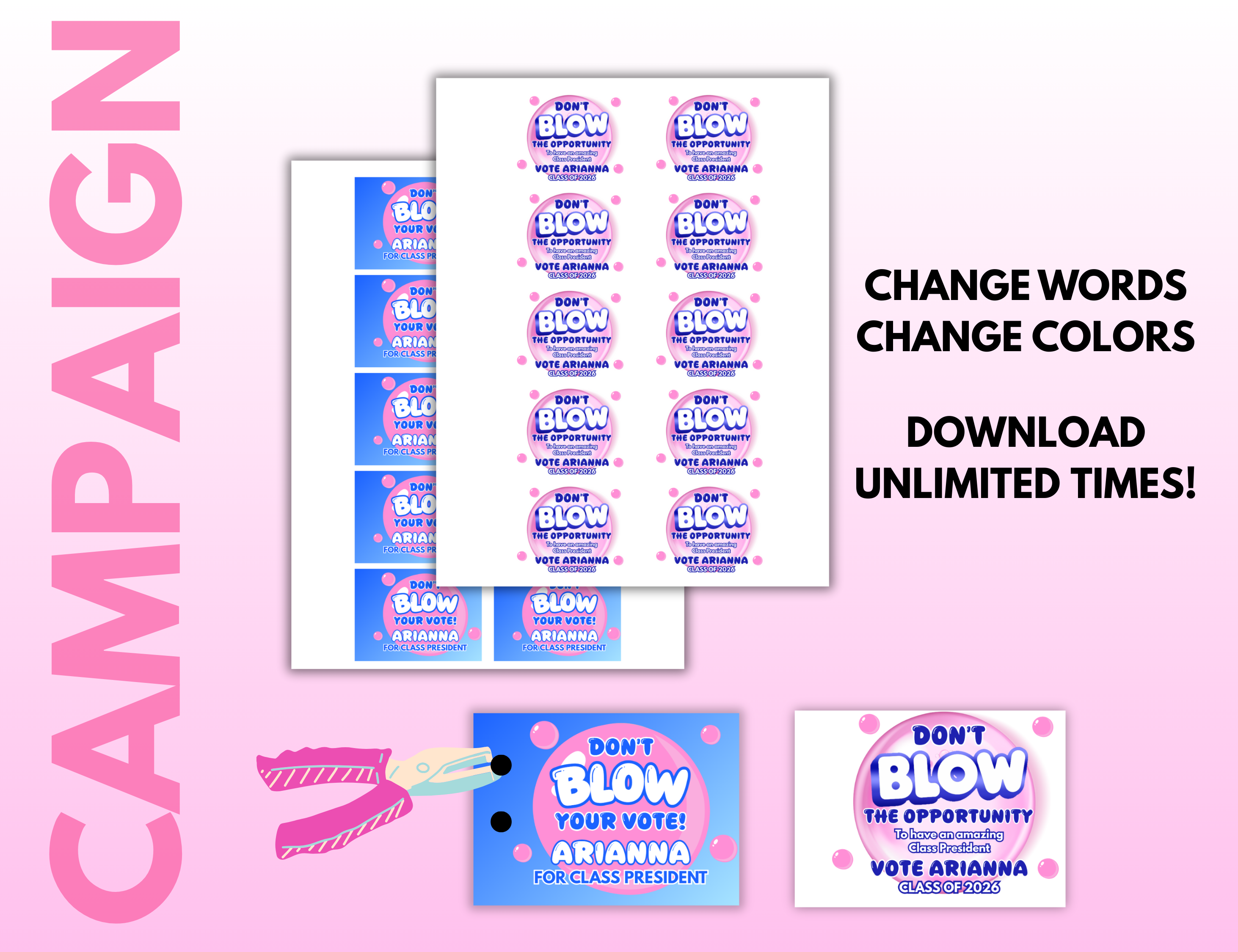 Lollipop Election tags