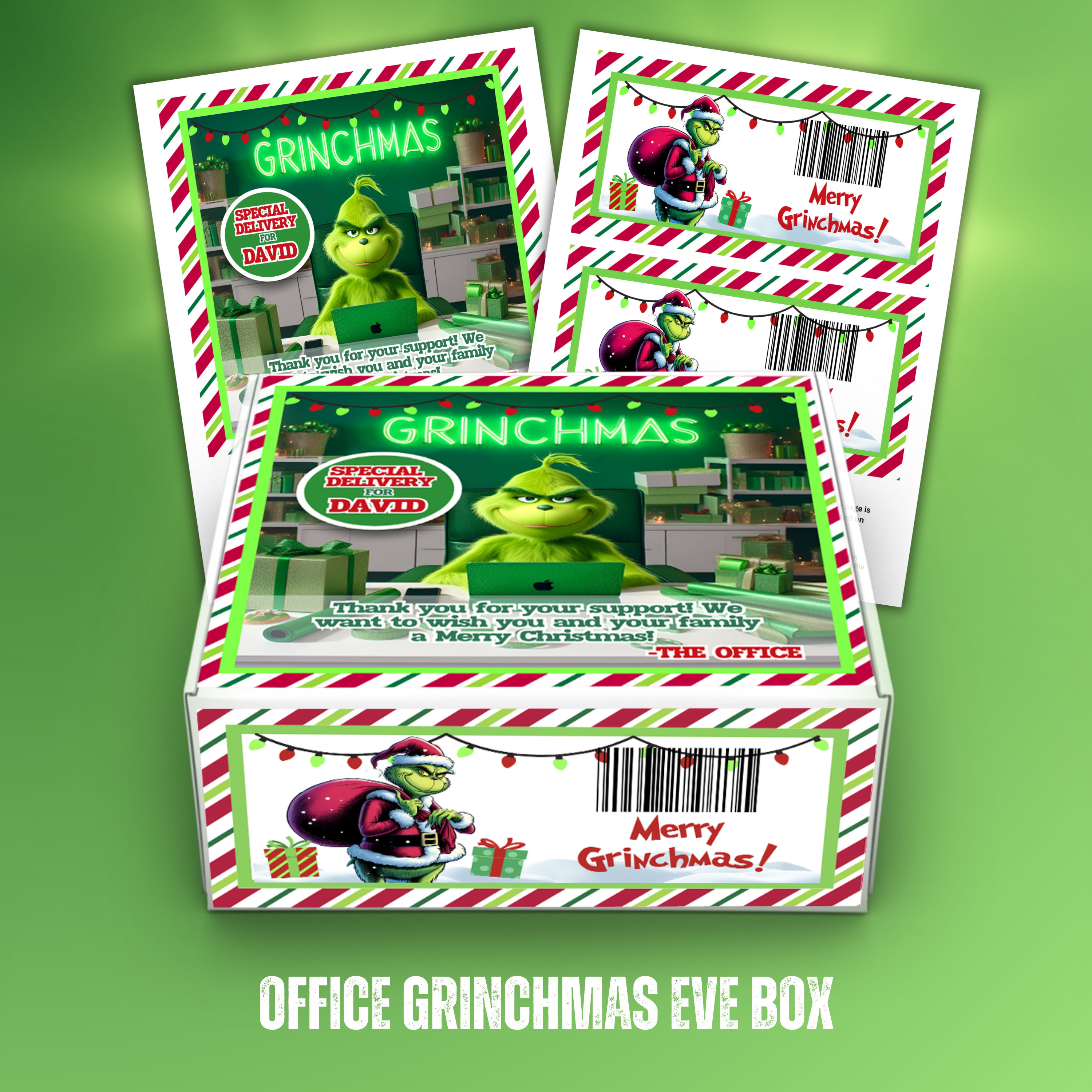 Grinchmas Office Box Template