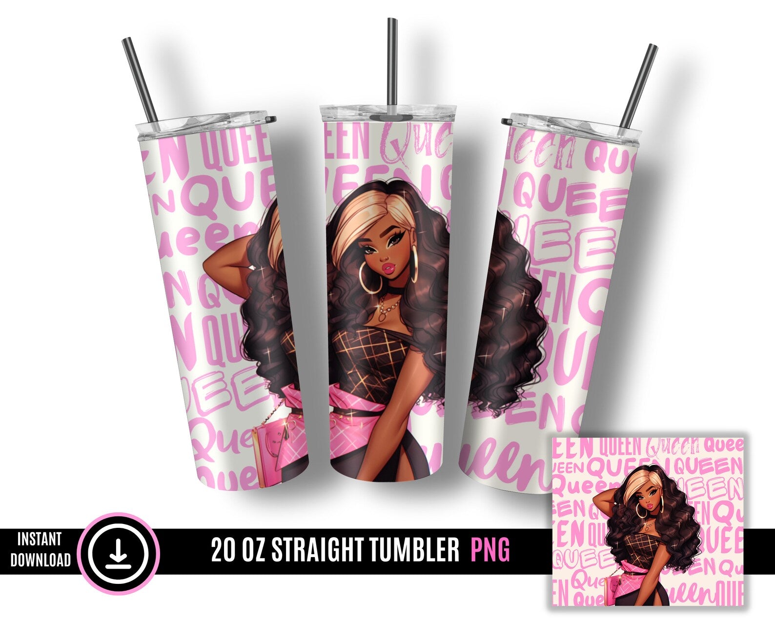 Pink Grafitti Tumbler Wrap