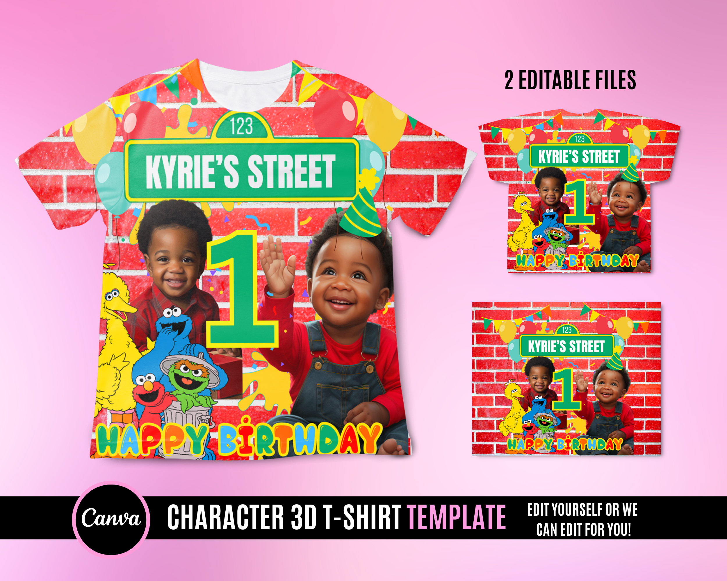 Sesame Street T-Shirt Template