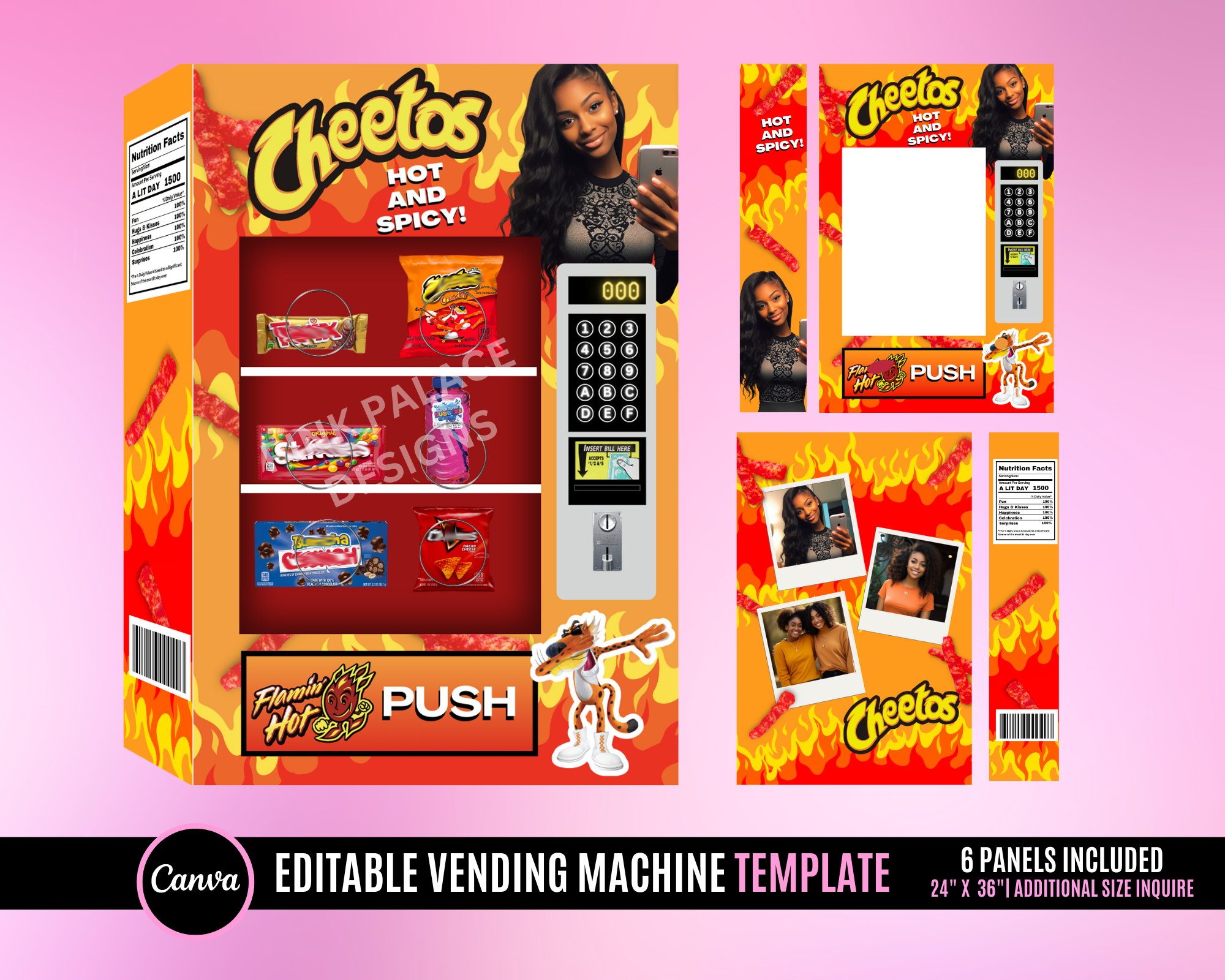 Hot Crunchy Vending Machine Template