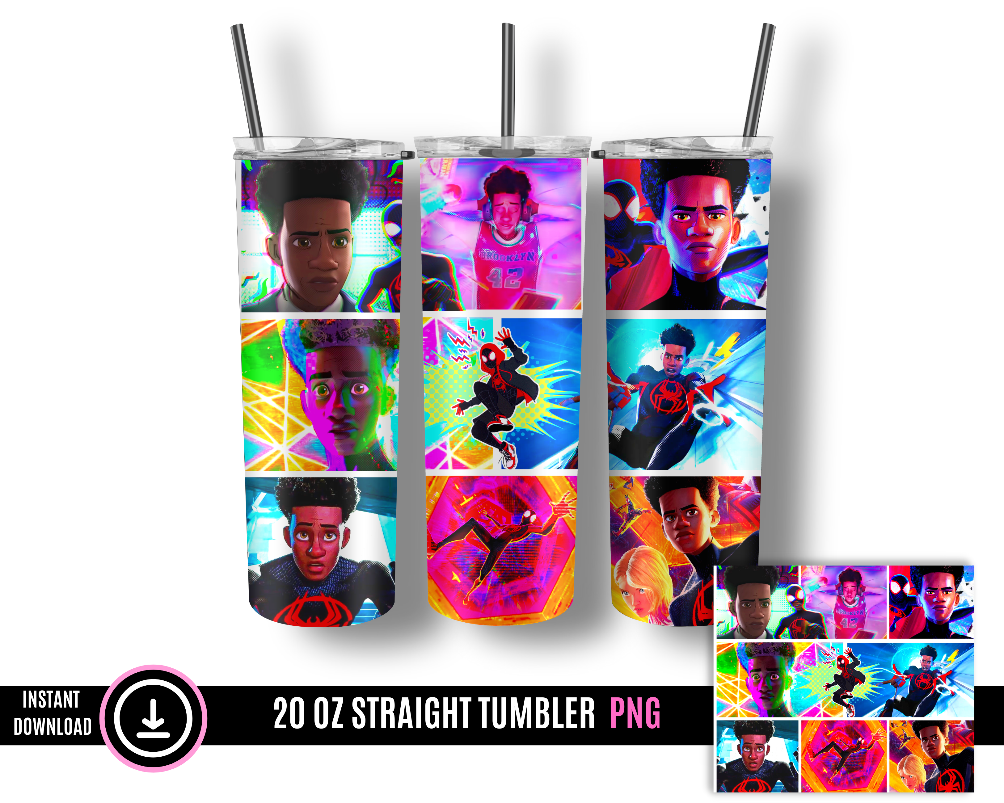 Miles Morales Tumbler Wrap