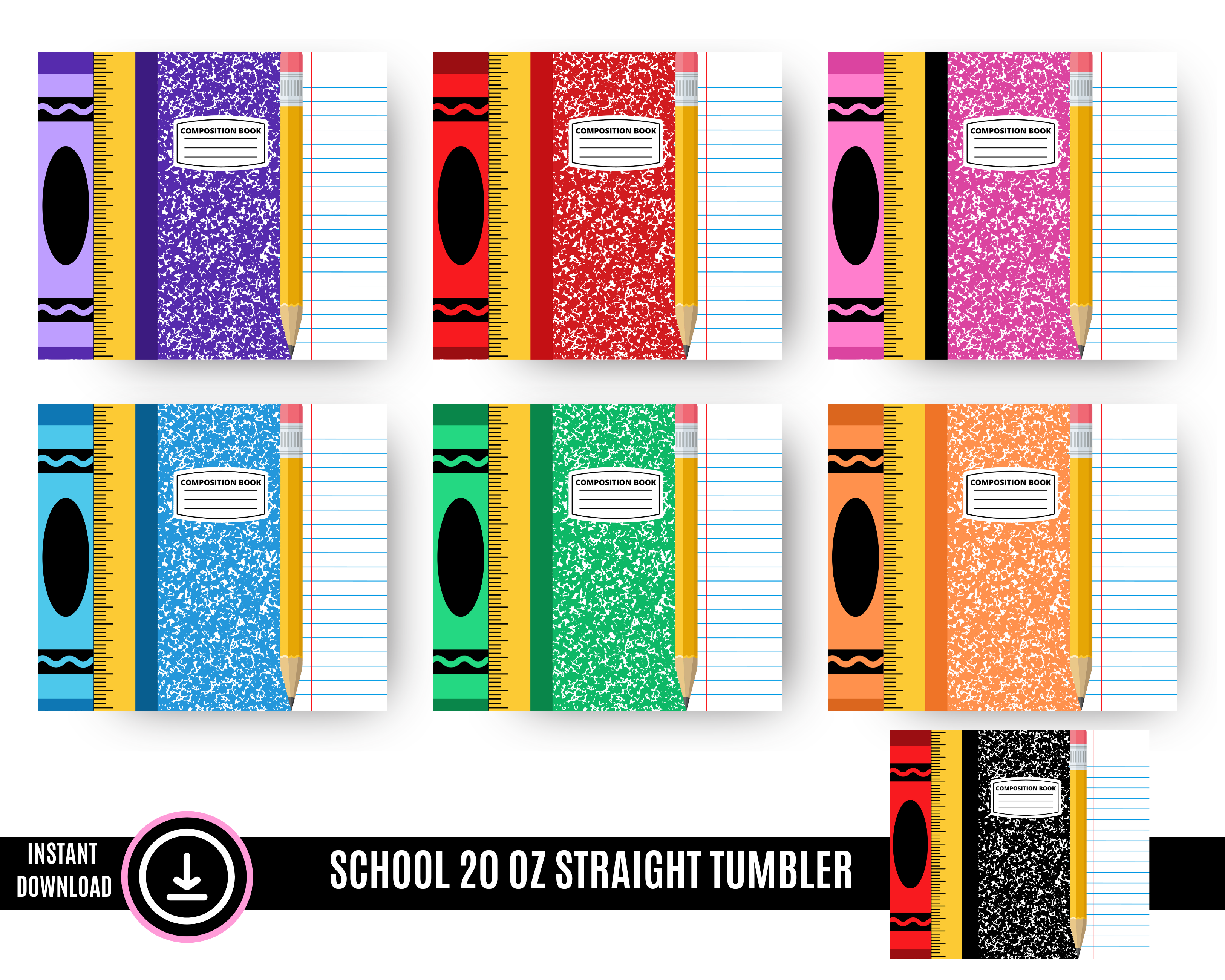 Back to School Tumbler Wrap