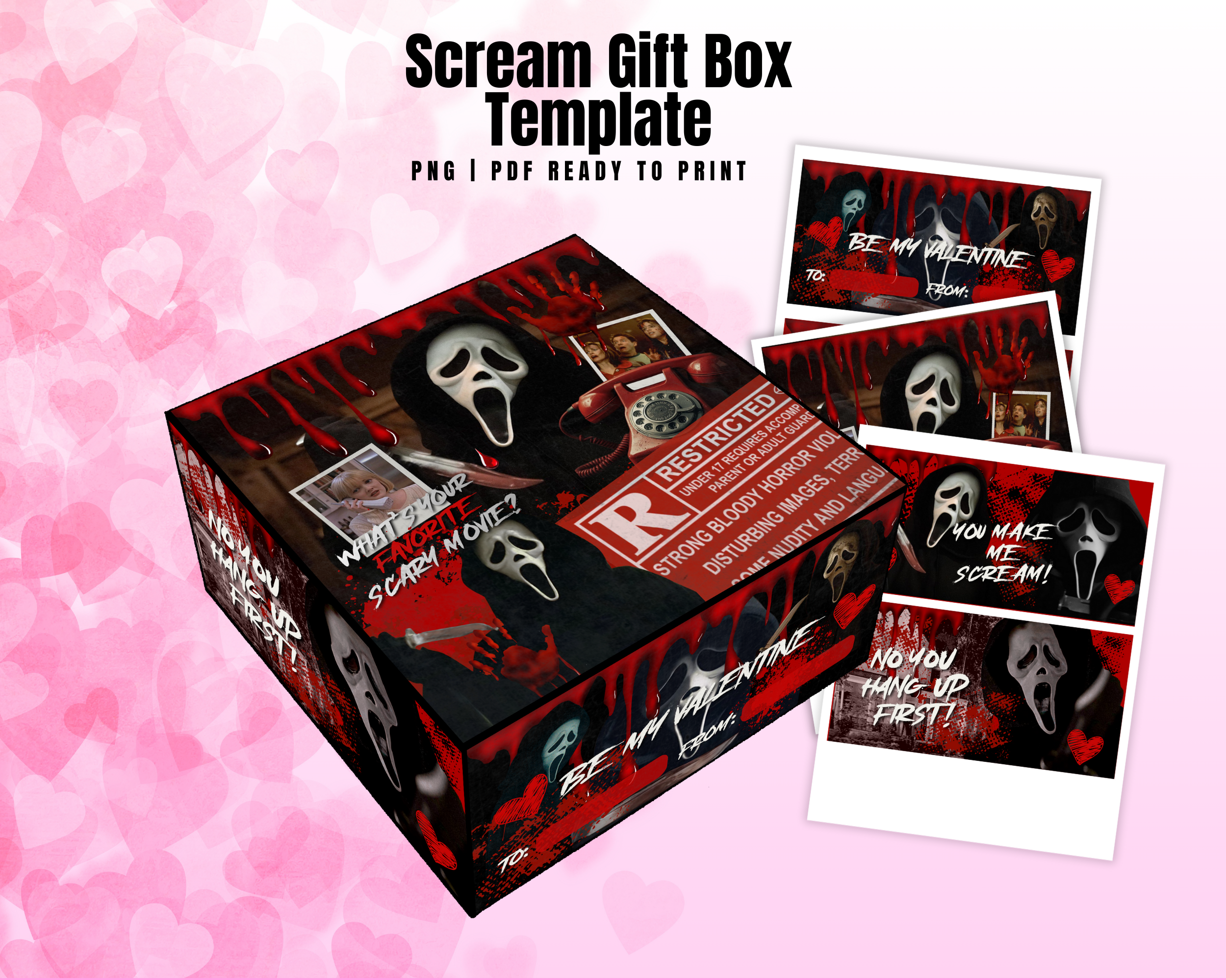 Ghostface Box Template