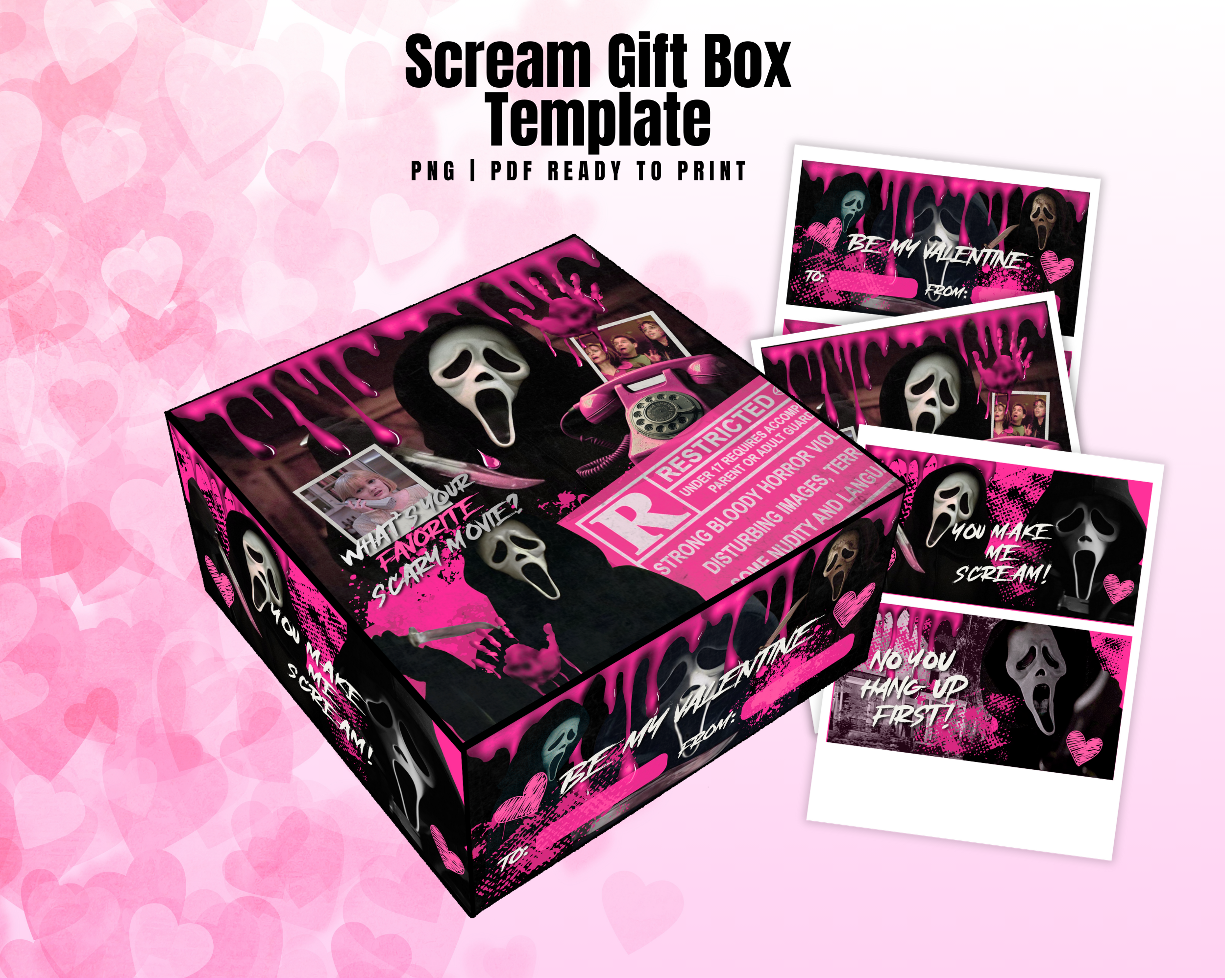 Ghostface Box Template