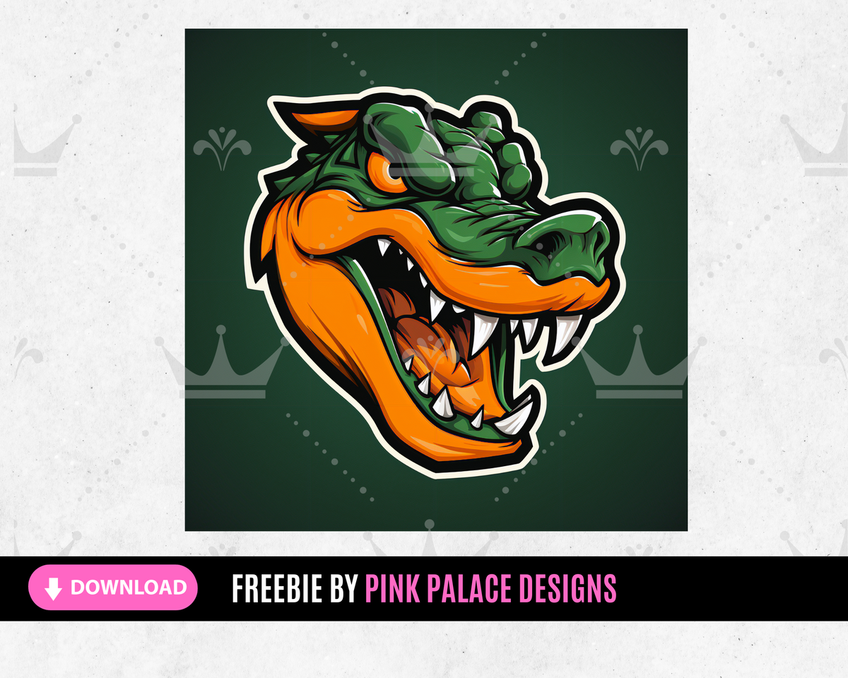 Gator PNG – Pink Palace Designs