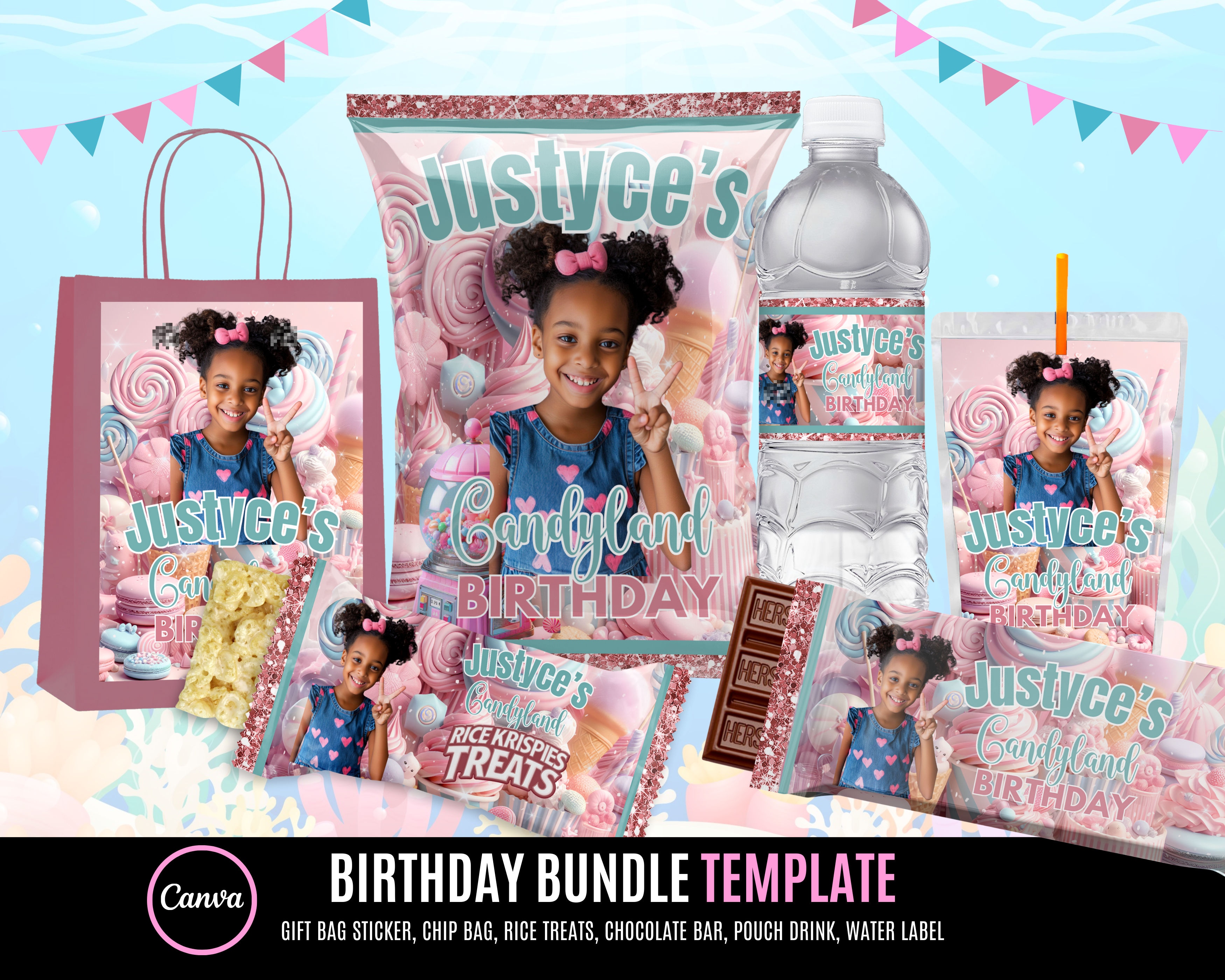 Candyland Birthday Party Favors