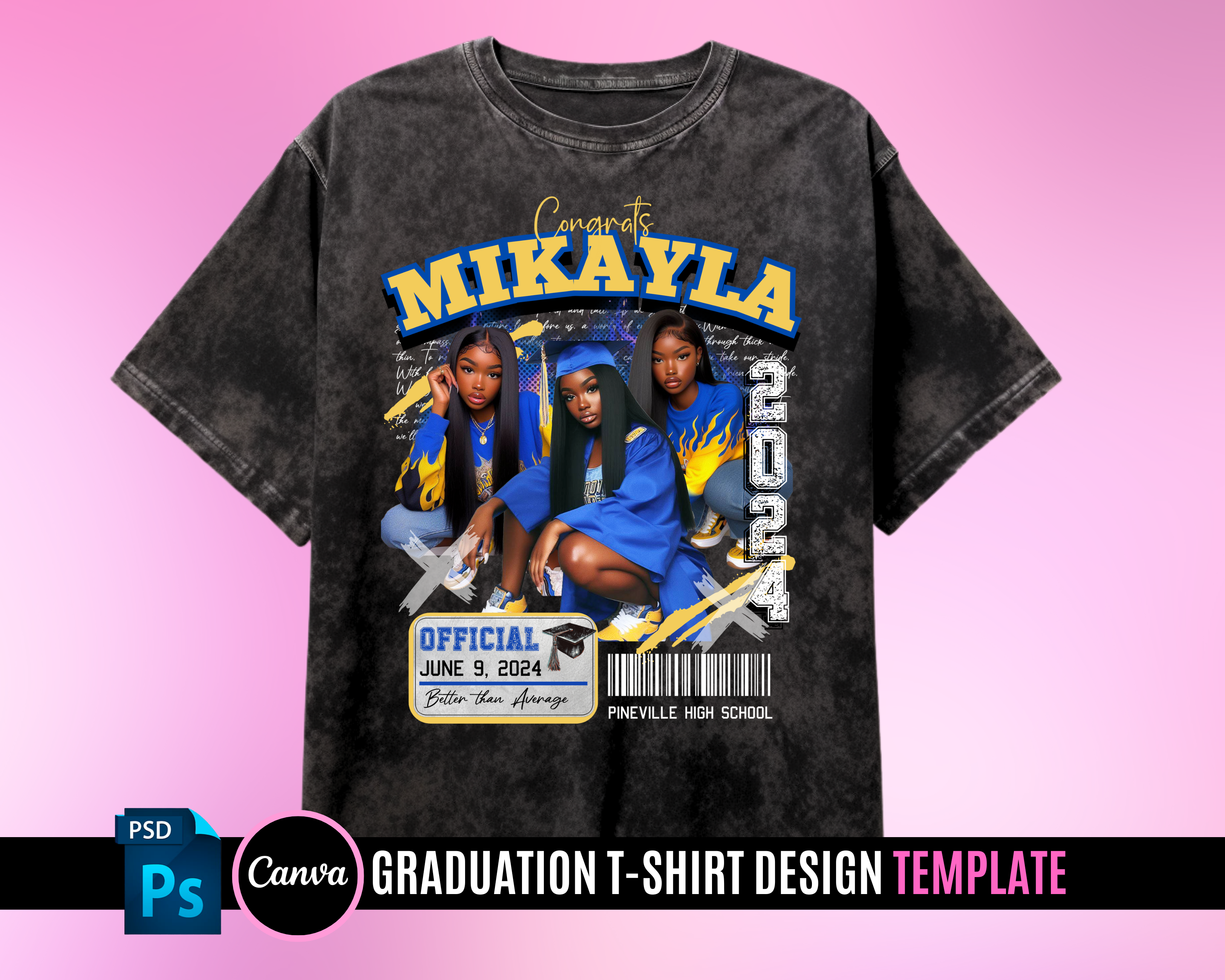 Vintage 90s bootleg style Graduation shirt
