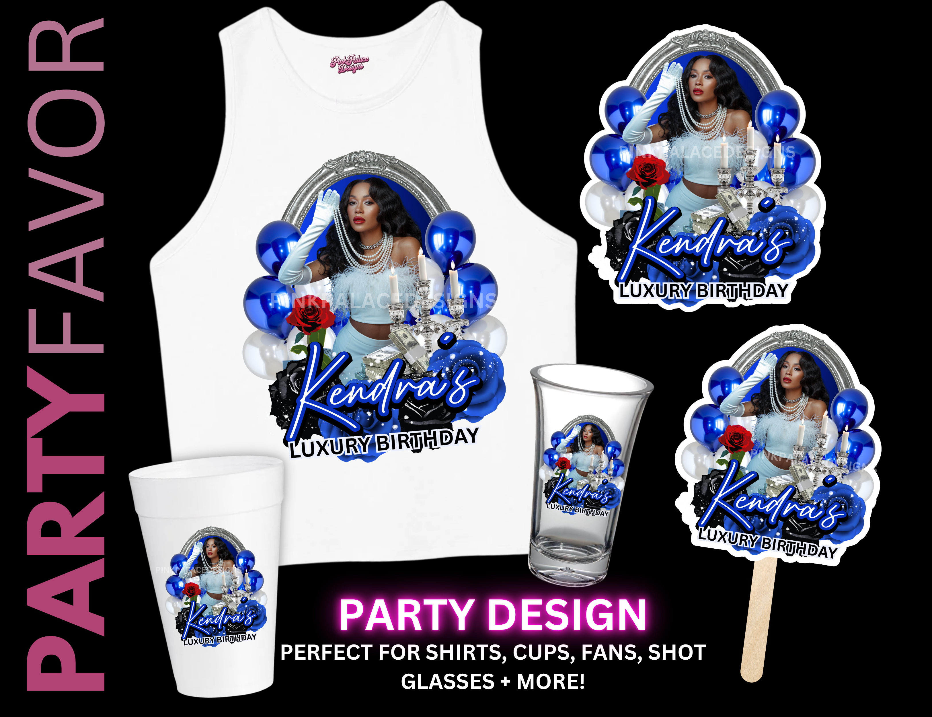 Luxury Birthday Sticker