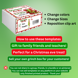 2018 Grinchmas Eve Box Templates Set 1