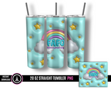 FAFO Rainbow Tumbler Wrap
