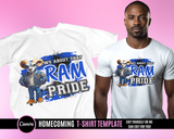 Ram Homecoming Design Template