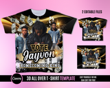 3D Homecoming King TShirt Template