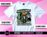 Wolverine Homecoming Design Template