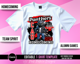 Panther Homecoming Design Template
