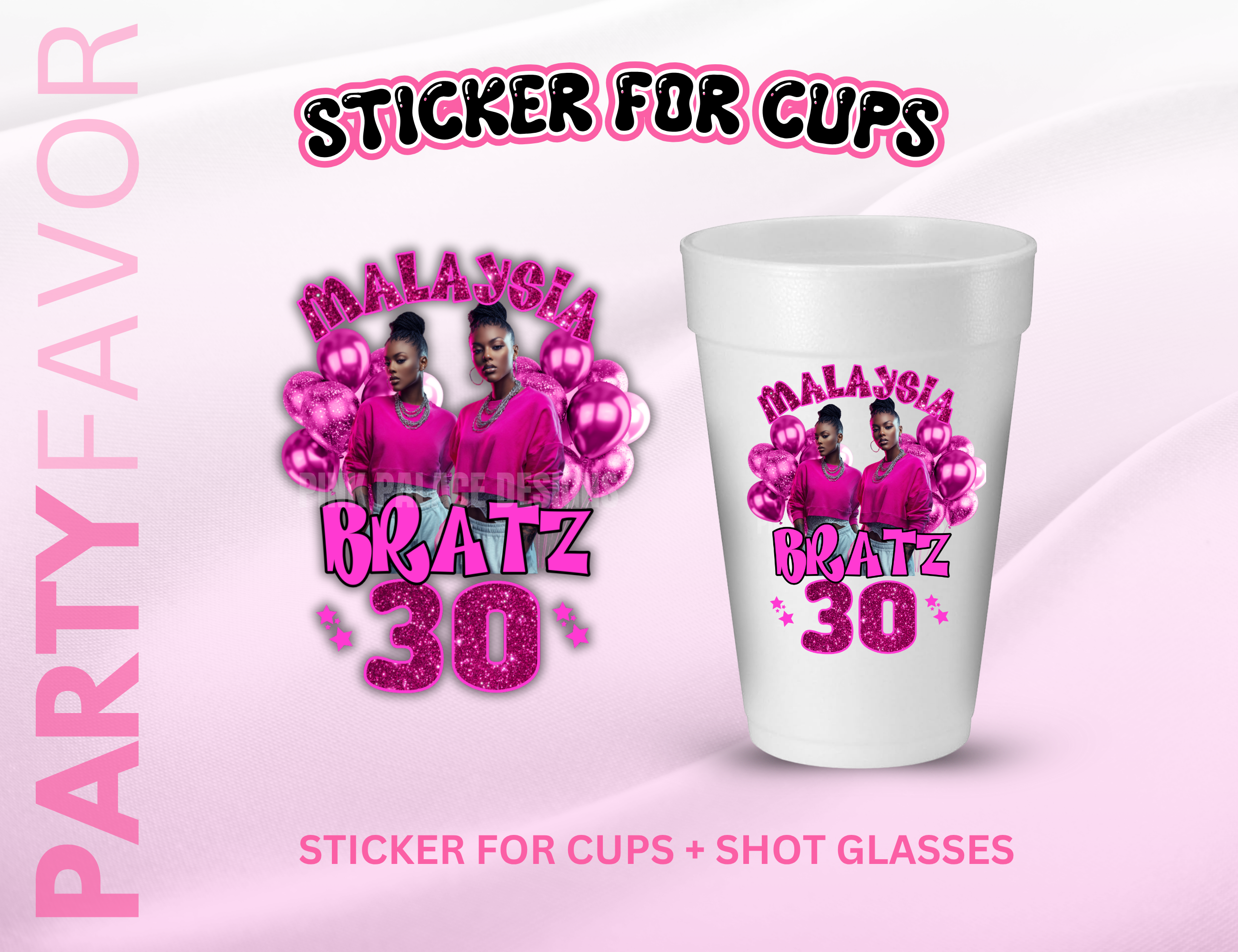 Bratz Birthday Design  Pink