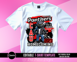 Panther Homecoming Design Template
