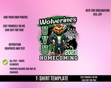 Wolverine Homecoming Design Template