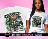 Wolverine Homecoming Design Template