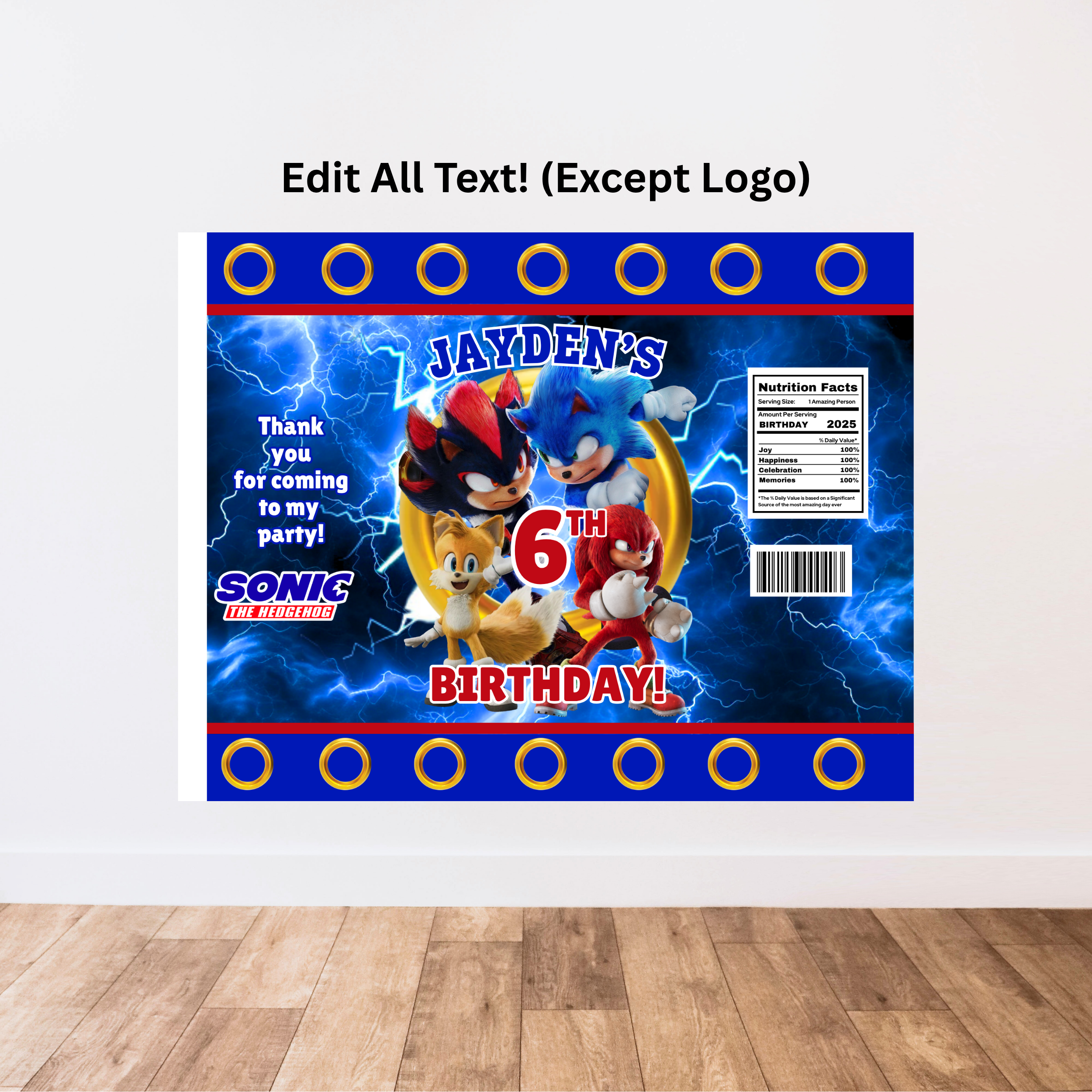 Sonic Chip Bag