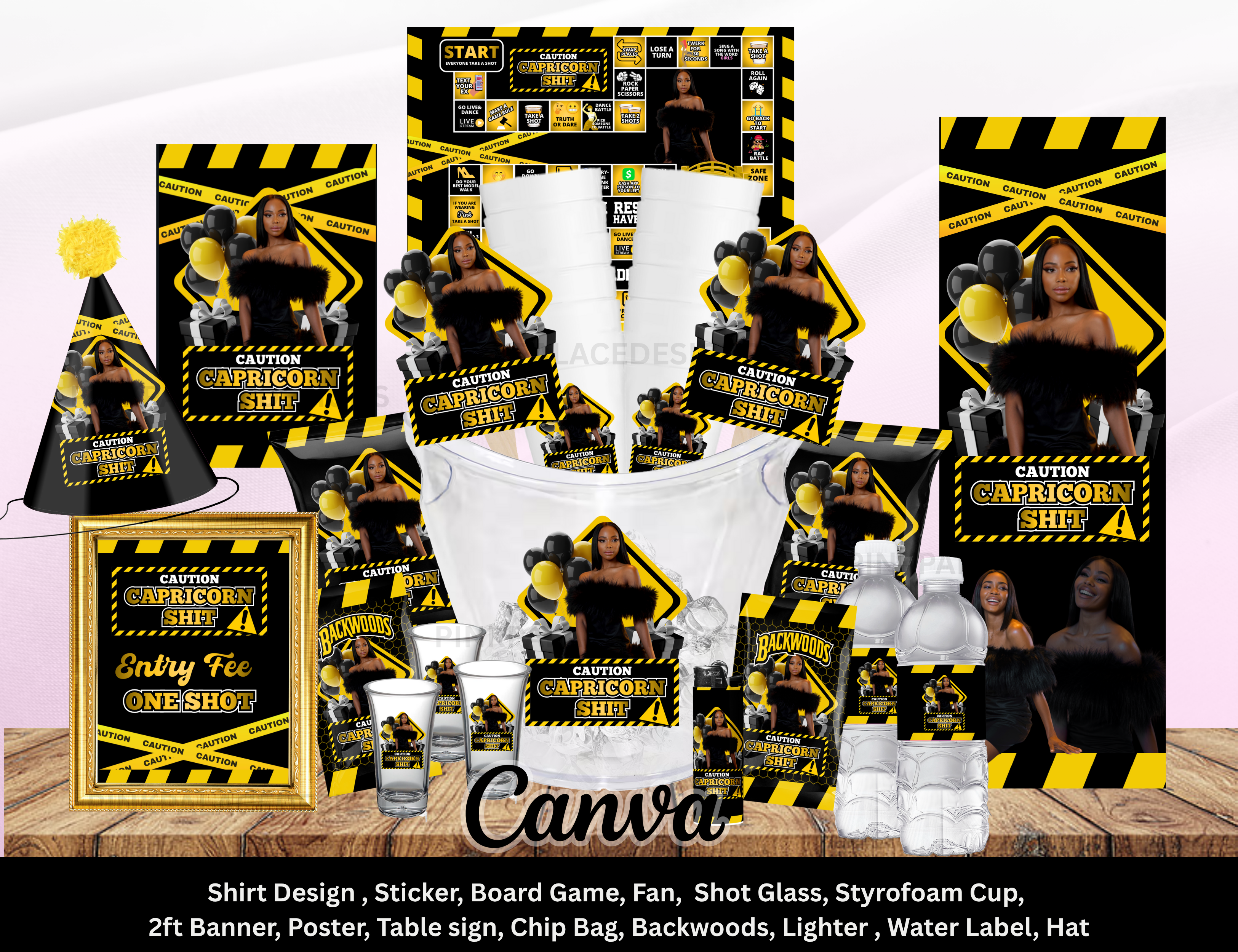 Caution Birthday Theme