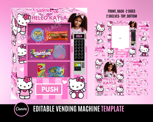 Hello Kat Vending Machine – Pink Palace Designs