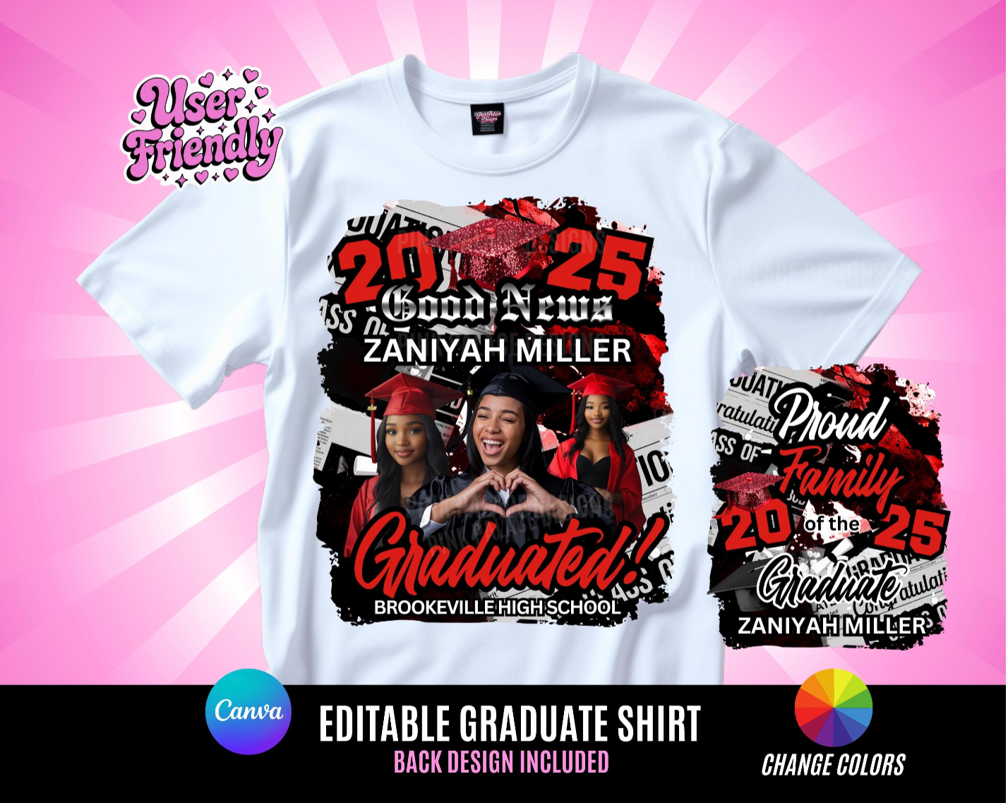 Good News Graduation Template