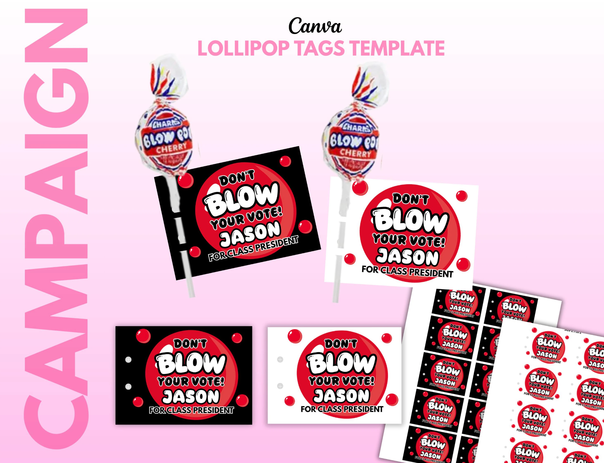 Blow Pop Campaign tags