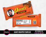 Peanut Butter Candy Wrapper Template