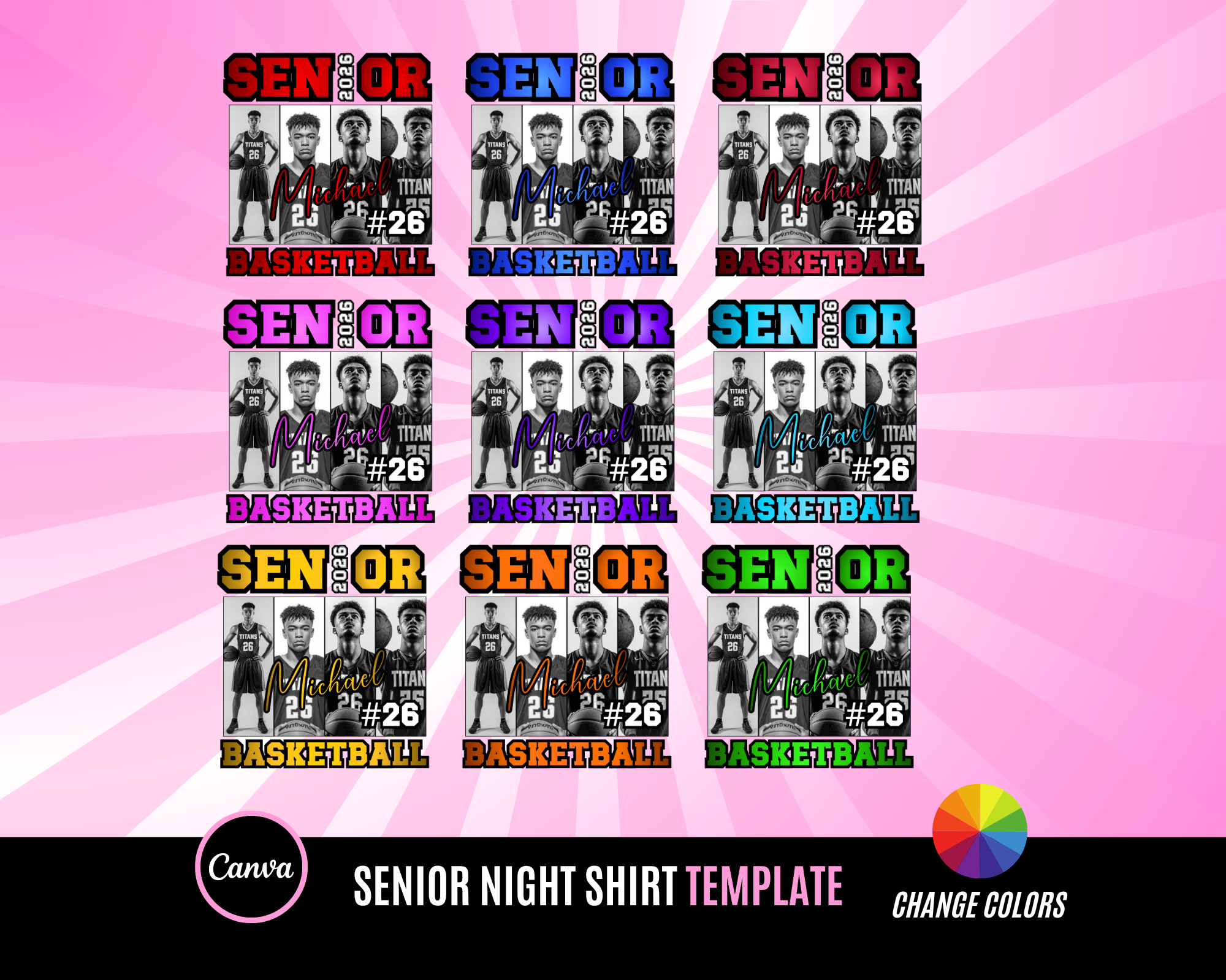 Senior Night Basketball Shirt 2
