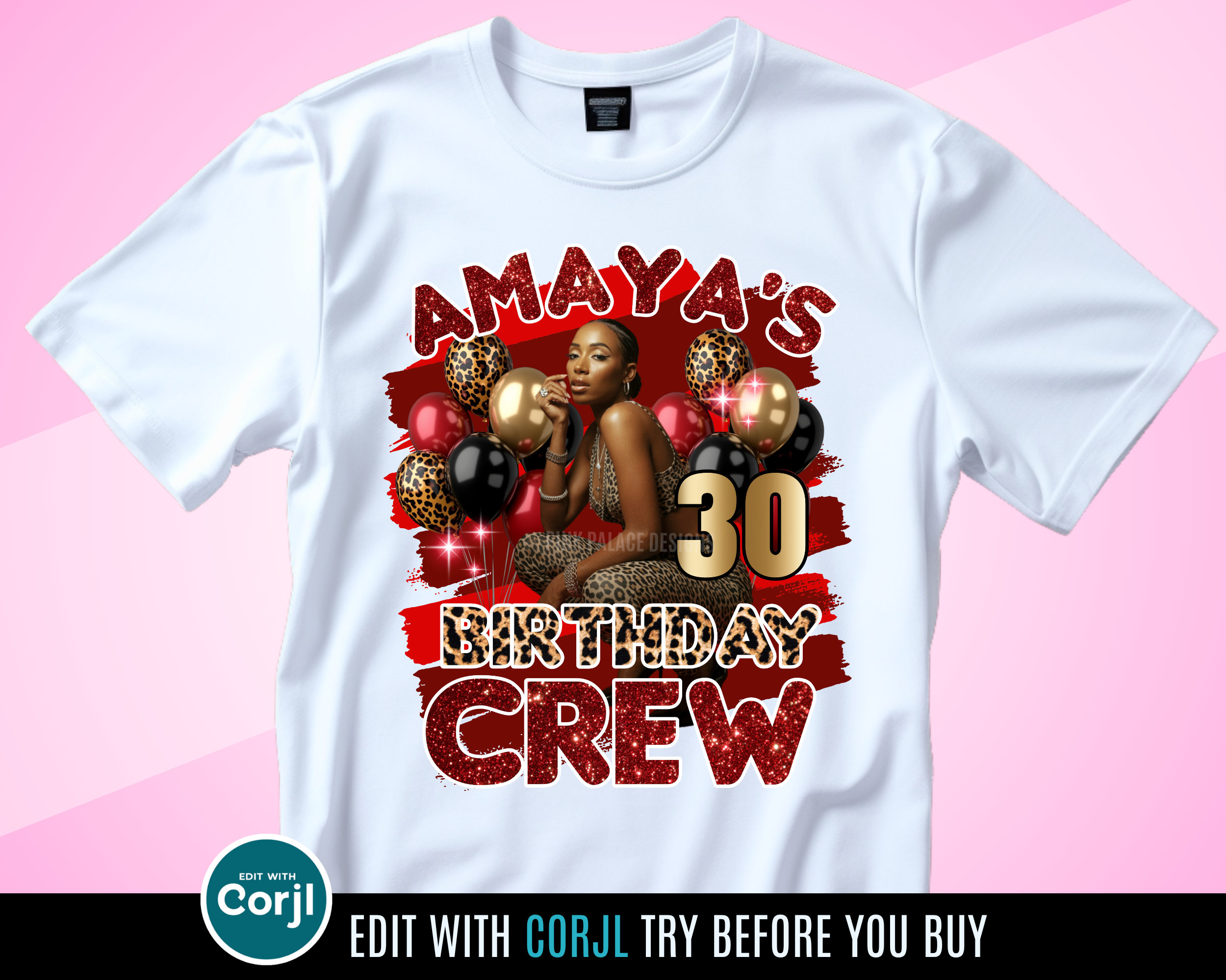 Cheetah Birthday Shirt