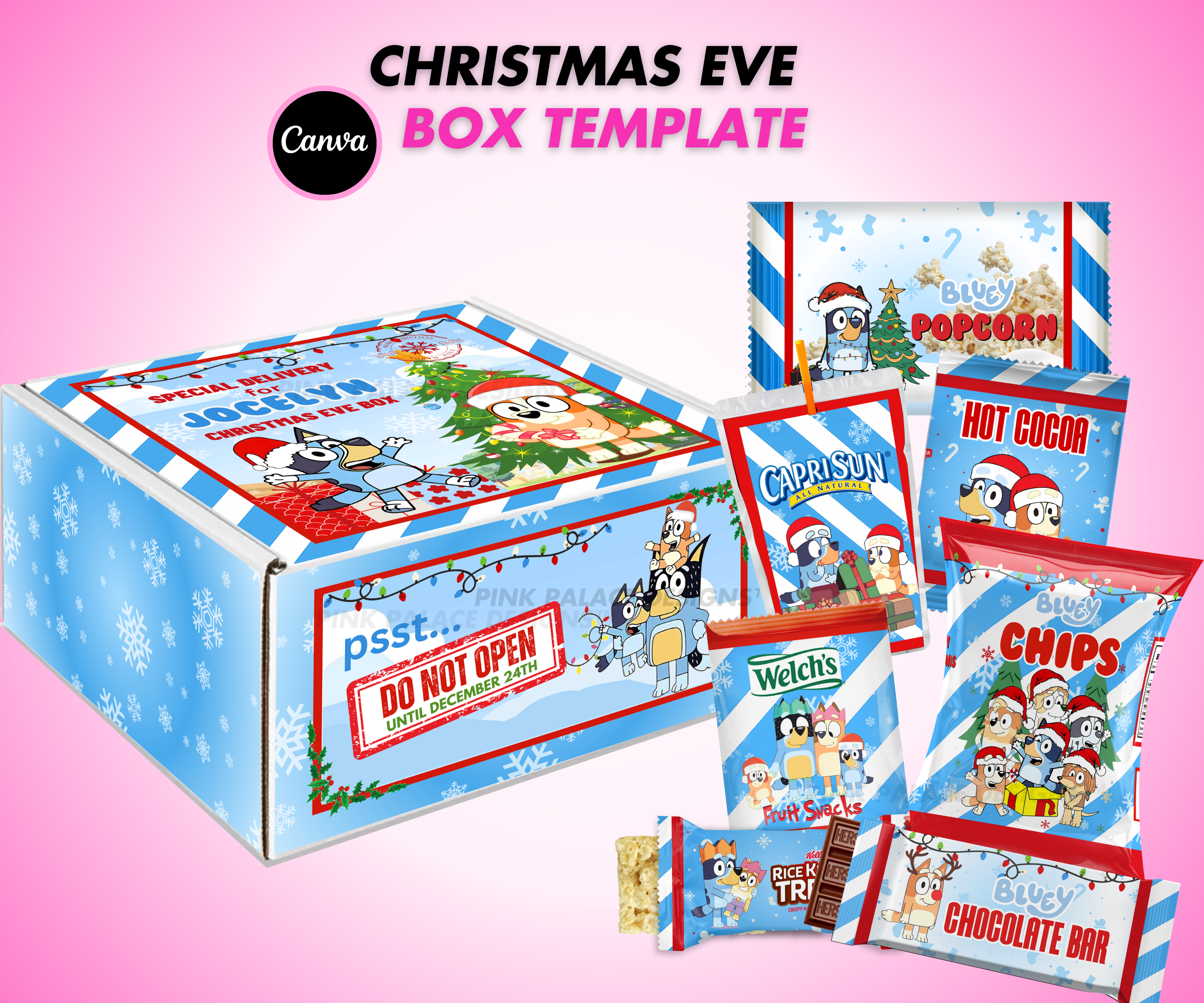 Blue-Dog Christmas Eve Box