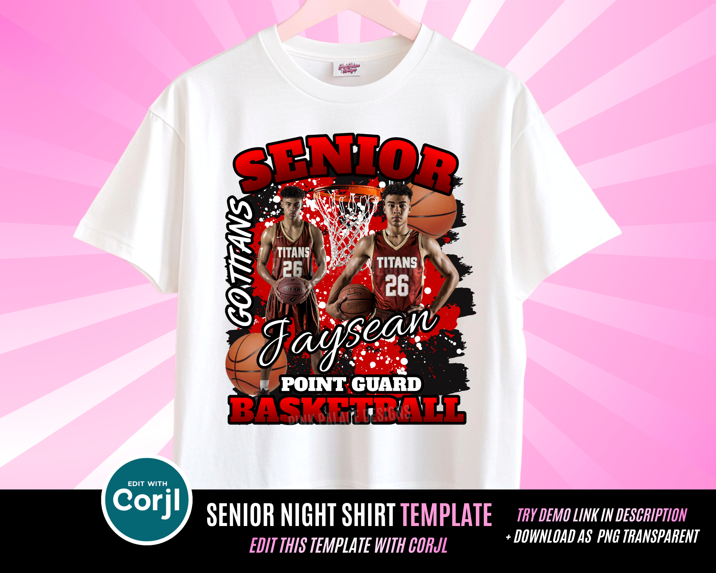 Senior Night Basketball Shirt