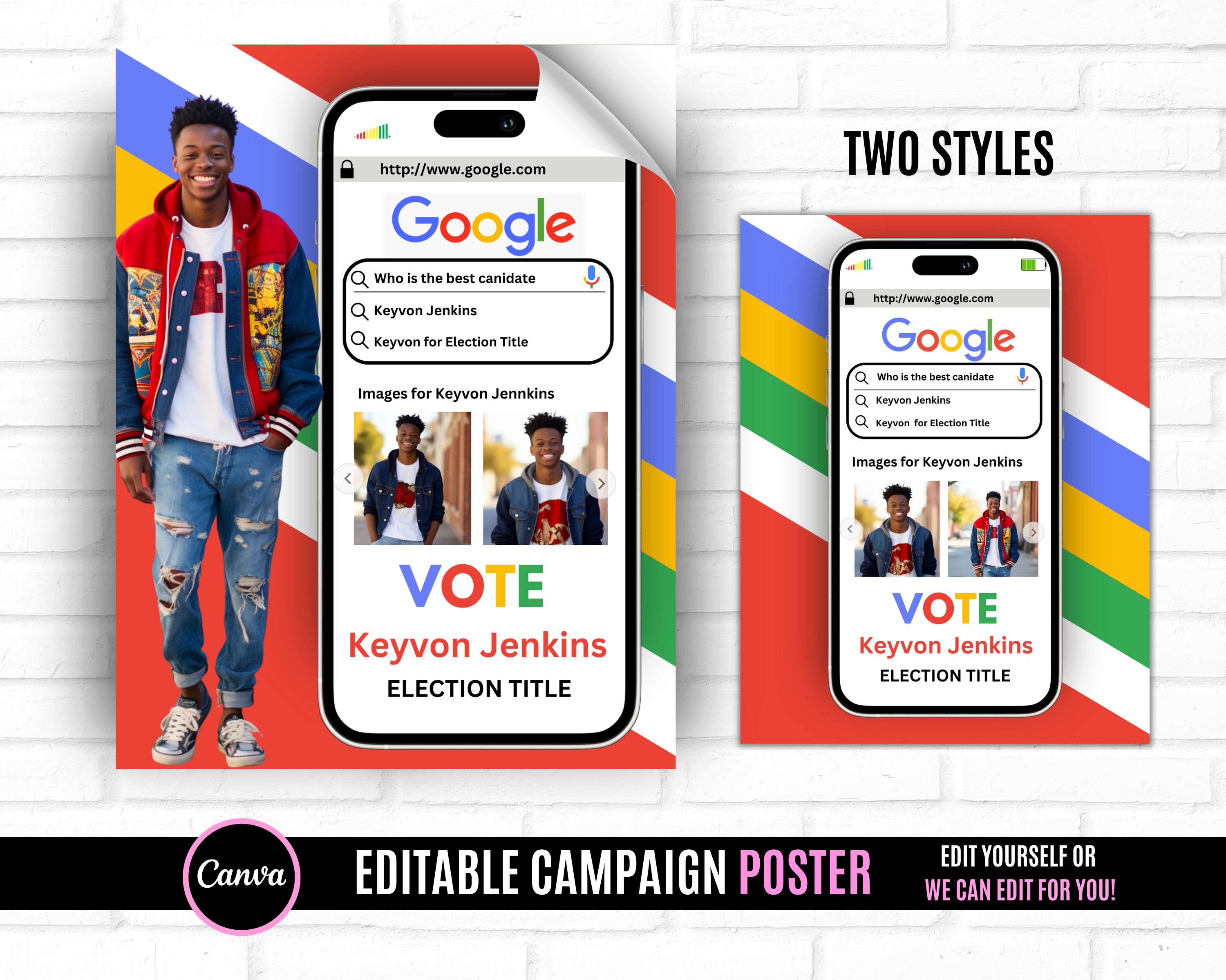 Google Campaign Poster - School